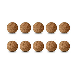 Play4fun Balles en liège baby-foot - Lot de 10