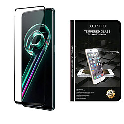 Oppo Realme 9 Pro Plus 5G - Protection XEPTIO Protection écran full cover en verre trempé noir - Anti-rayure - Installation facile - Inclus pochette
