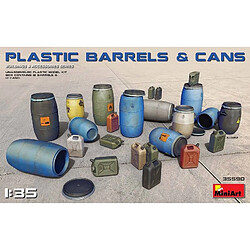 Mini Art Plastic Barrels & Cans