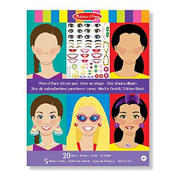Melissa & Doug Make a Face Sticker Pad
