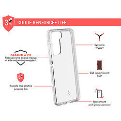 Coque Renforcée Samsung G S21FE LIFE Garantie à vie Transparente Force Case