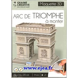 Graine créative Puzzle maquette Arc de Triomphe