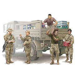 Trumpeter Équipe Logistique US Soldiers - 1:35