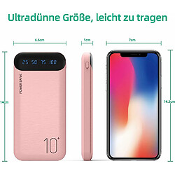 Yobon Batterie Externe 10000mAh - Rose