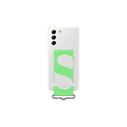 Samsung Coque Silicone Galaxy S21fe - Blanc