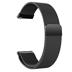 Phonecare Samsung Galaxy Watch 46mm - Noir Bracelet Milanese Loop - Fermoir magnétique - Confort et flexibilité