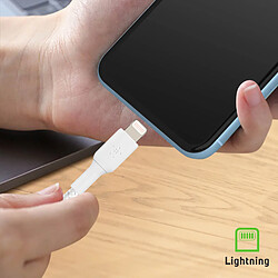 Avis Belkin Câble USB vers Lightning MFi 18W Nylon Tressé 2m Charge et Synchro Blanc