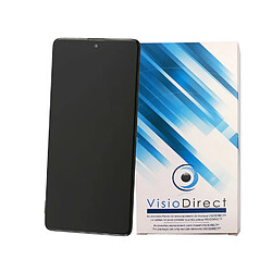 Visiodirect Écran Complet pour Samsung Galaxy A51 Écran complet avec châssis pour Galaxy A51 - LCD + Tactile - Noir