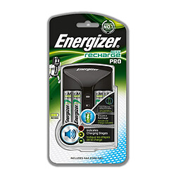 Energizer Chargeur Pro 2000 mAh recharge 4 piles AA ou AAA avec indicateur de chargement