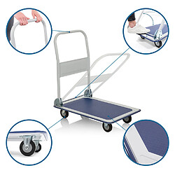 Avis Hjh office chariot de transport - Bleu