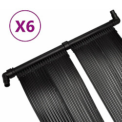 vidaXL - Panneaux solaires piscine 6 pcs 80x620 cm
