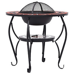 VidaXL Table de Foyer Mosaïque pas cher