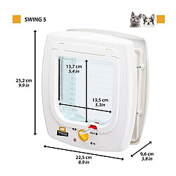 Ferplast Swing Chatière Gris pas cher