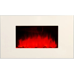 Avis Cheminée électrique 2000w avec télécommande - WHITE LOFT - Color Style - CHEMIN'ARTE