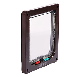 Karlie Chatière verrouillable 4 voies Marron