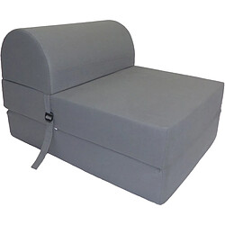 Jardindeco Chauffeuse unie en coton - Gris