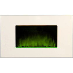 Acheter Cheminée électrique 2000w avec télécommande - WHITE LOFT - Color Style - CHEMIN'ARTE