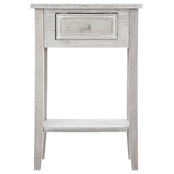 Atmosphera Table de chevet Charme - 1 Tiroir - Marron naturel