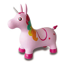 Jamara Licorne rebondissante - Rose et multicolore