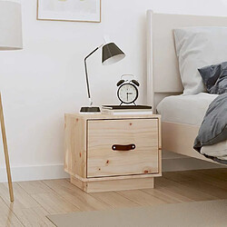 VIDAXL Table de chevet 40x34x35 cm - Bois de pin
