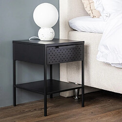 Venture home Chevet Sacramento - Noir pas cher