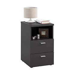 MES Table d'appoint - Noir 35x40x61,5 cm