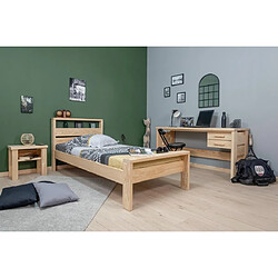 Avis Decopin Table de chevet bois - Naturel
