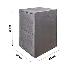 Vivenla Table de chevet Geneva