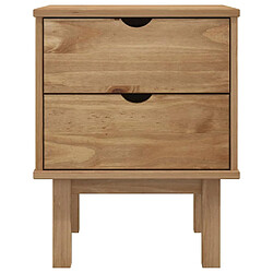 Avis VIDAXL Table de chevet OTTA - 45x39x57 cm bois de pin massif