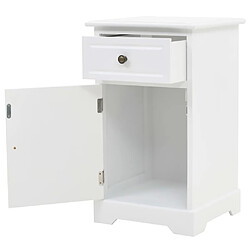 Avis Helloshop26 Table de chevet - Blanc