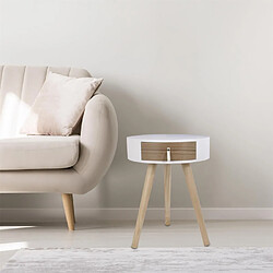 The home deco factory Chevet Nora - Blanc pas cher