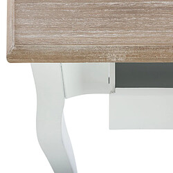 Avis Atmosphera Table de chevet Chrysa - L. 47 x H. 65 cm - Blanc