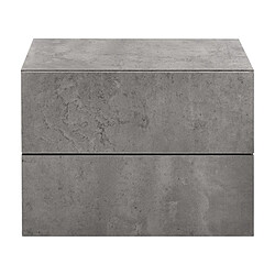 Table de chevet Helloshop26 - effet béton