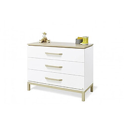 Pinolino Table à langer avec rangements - Blanc