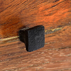 Helloshop26 table de chevet - Gris