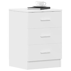 Acheter vidaXL Tables de chevet 2 pcs - Blanc