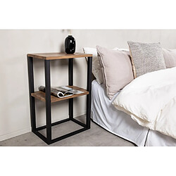 Venture home table de chevet - noir pas cher