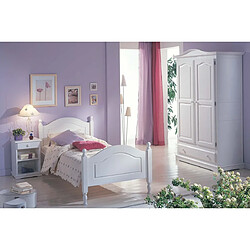 Decopin Table de chevet Ducie - Blanc