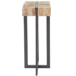 Porte-plante tabouret HWC-A15 rustique Mendler
