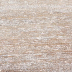 Atmosphera Table de chevet Chrysa - L. 47 x H. 65 cm - Blanc pas cher