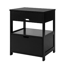 SoBuy FRG258-SCH Table d'Appoint - Noir