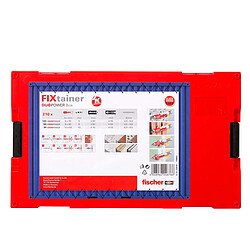 Fischer Jeu de chevilles DUOPOWER avec vis, 210 pcs pas cher