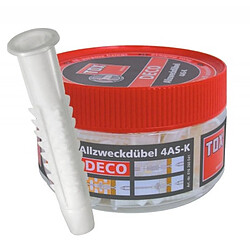 Tox Chevilles Universelles Polypropylène Ø6 - 190 pièces