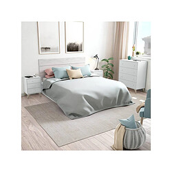 Avis Pegane Table de chevet 3 tiroirs - Blanc
