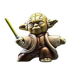 Star Wars - Figurine Fighting Yoda Céramique
