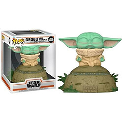 Funko Figurine Star Wars The Mandalorian Baby Yoda Nº485 Figurine de collection Pop Culture - Star Wars The Mandalorian - vinyle - tête oscillante - compatible boîtes vitrines - finition détaillée - licence officielle