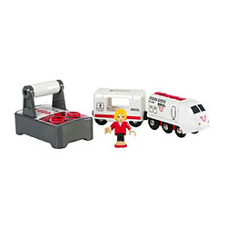 Brio Train voyageur radio commandé - Blanc
