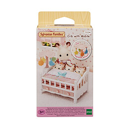 Sylvanian families lit de bébé avec mobile pas cher