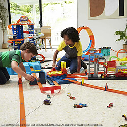 Hot wheels circuit Stunt Gigaloop - Orange pas cher