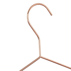 Helloshop26 Lot de 10 cintres métal - Or